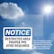 Signmission Restricted Area Proper O.R. Attire Required OSHA Notice Sign, Plastic, 10in W x 7in L, 2PK OS-2PACK-NS-P-710-L-18084 - alternate 2